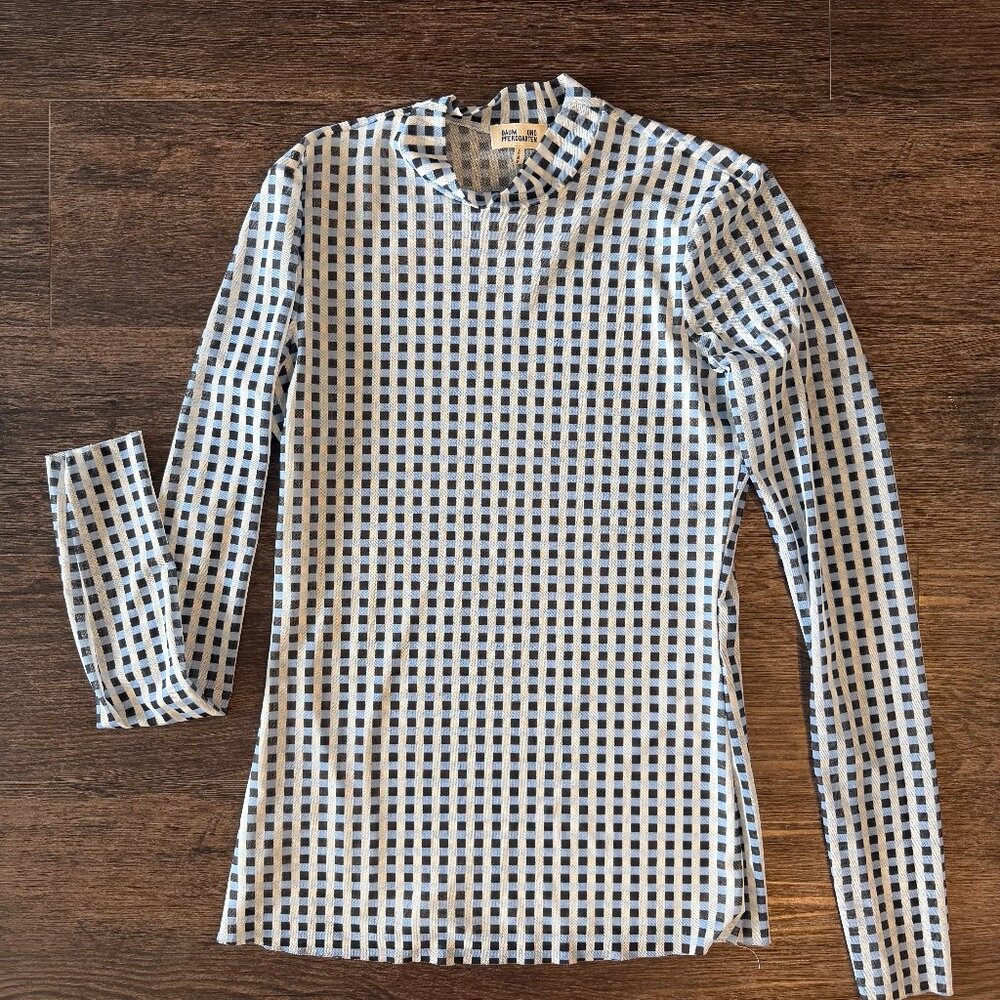 SHEER PATTERNED TOP